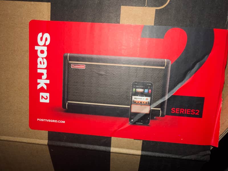 Positive Grid Spark 2 50-Watt 2x4" Digital Modeling Guitar Combo 2024 - Present - Black image 1