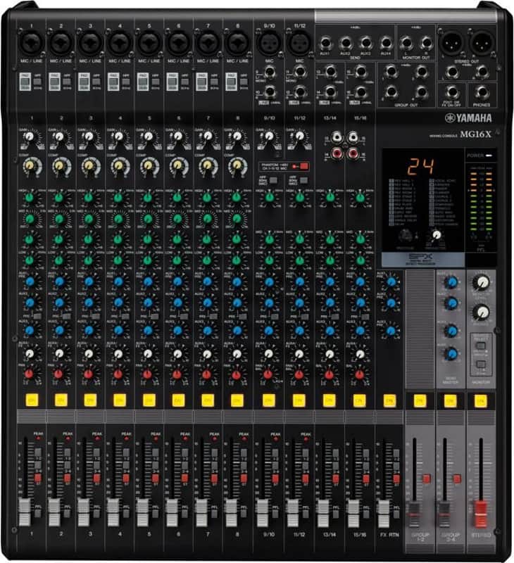 Yamaha MG16X Mixing Console with Effects image 1