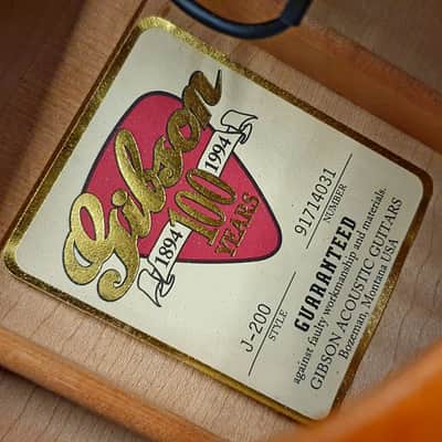 Gibson J-200 100th Anniversary Edition image 2