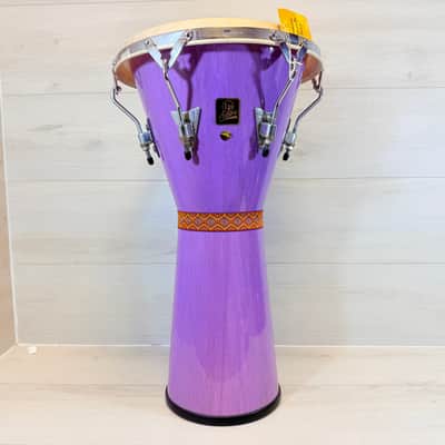 Latin Percussion Aspire Purple Djembe Hand Drum 12" Natural Head World Percussion image 1