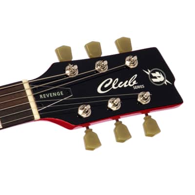 Rock N Roll Relics Club Series Revenge -  Fire Red Metallic Electric Guitar - NEW! image 11