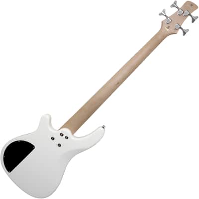 Redwood RB160 Beginners Electric Bass Guitar - White image 3
