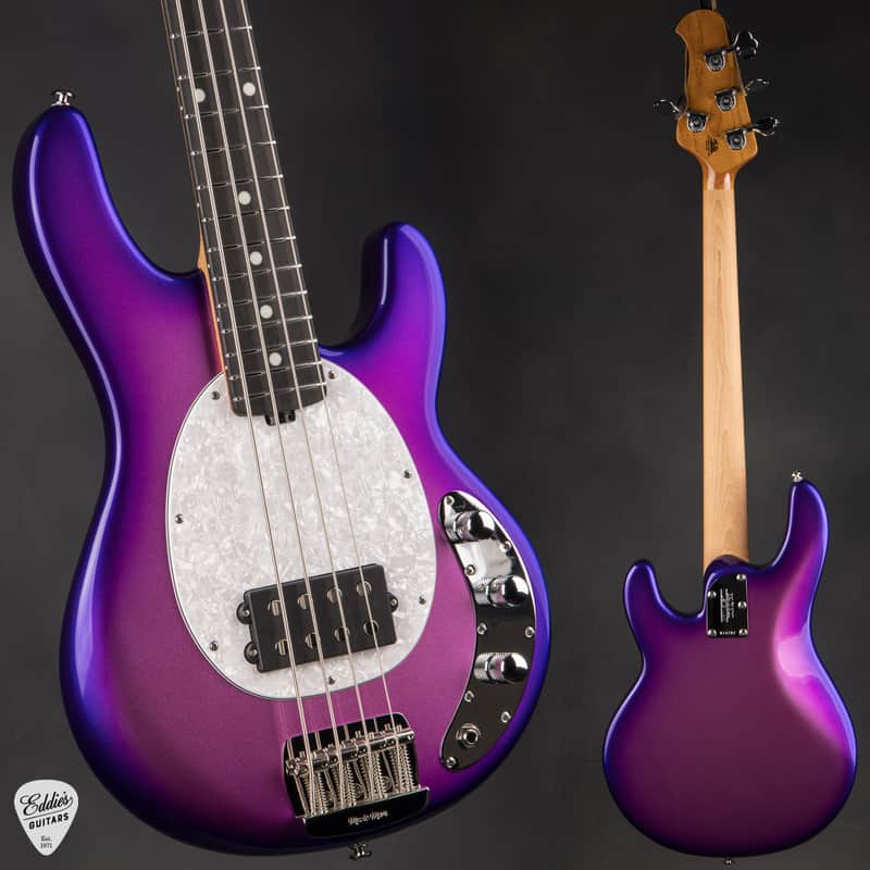 (SEP 9)Ernie Ball Music Man Short Scale StingRay - Galactic Pearl #K14707 image 1