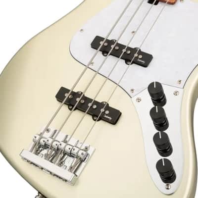 Sadowsky MetroExpress 21-Fret Vintage J/J Bass, Morado Fingerboard, 4-String - Solid Champagne Metallic High Polish image 5