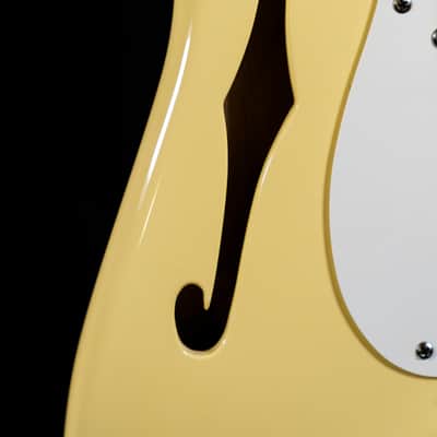 Fender Eric Johnson Thinline Stratocaster 2018 - Vintage White image 4