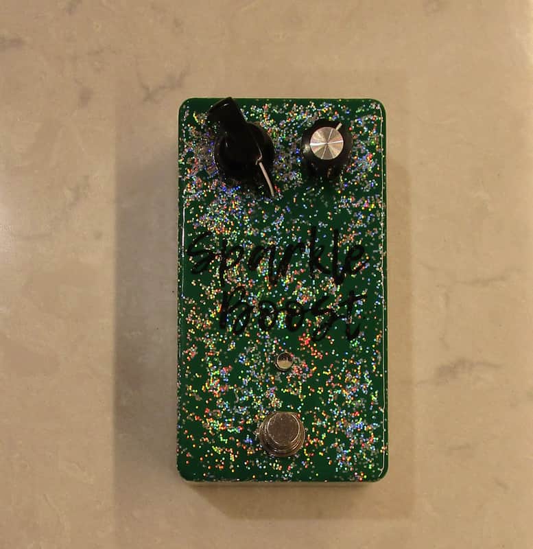 Peddler Effects Sparkle Boost (clone) 2022 - Green & Super Sparkly :) image 1