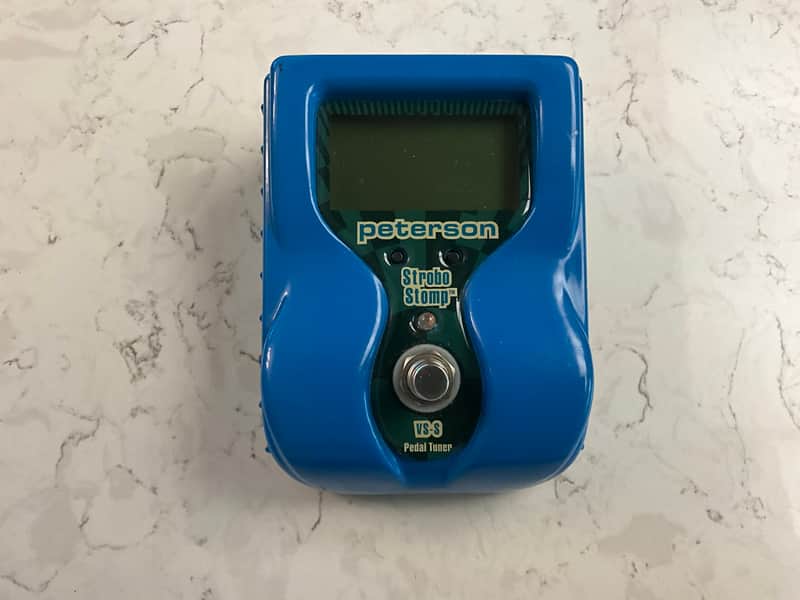 Peterson VS-S StroboStomp Pedal Tuner 2000s - Blue image 1