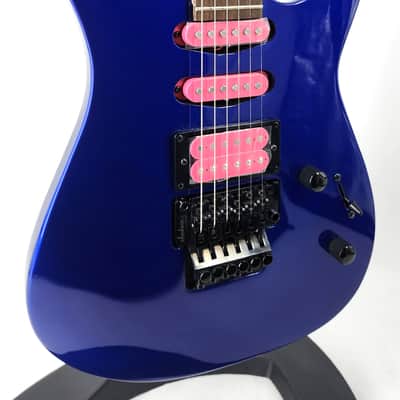 Jackson DK3XR HSS Electric Guitar - Cobalt Blue Pink Pickups no box image 2