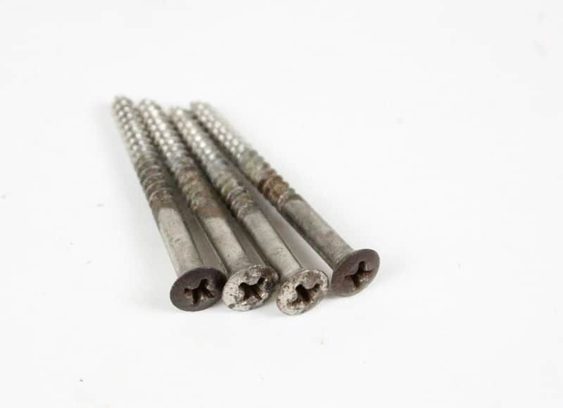Original 1953 Fender Precision Bass Neck Plate Screws | Vintage Pre-CBS P-Bass Hardware 1950s USA image 1