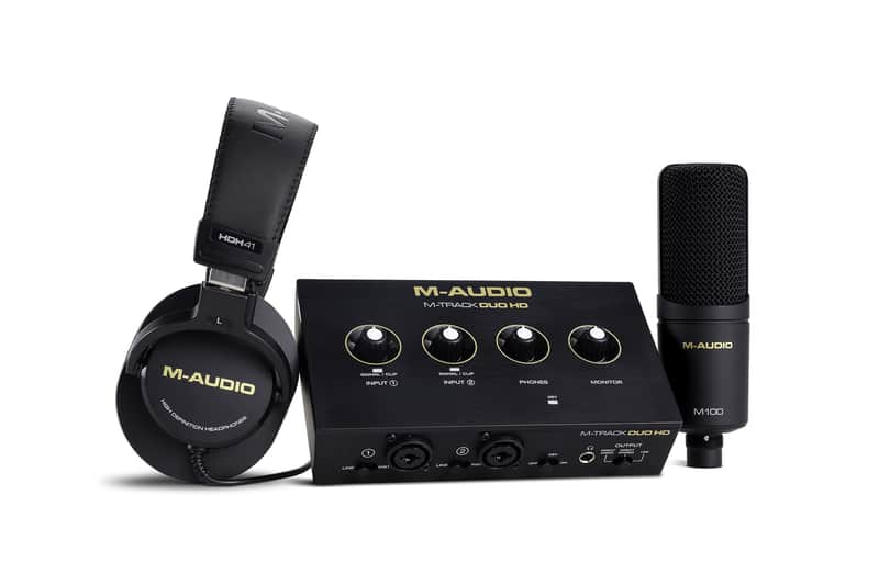 M-Audio M-Track Duo HD Producer Pack w/ 90 Day Warranty! image 1