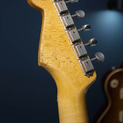 Fender Custom Shop ’55 Stratocaster Kyle McMillin Masterbuilt 2020 - Frost Gold Relic image 16