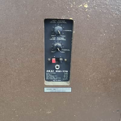 Akai SW- 175 Vintage Speaker (Pair) image 10