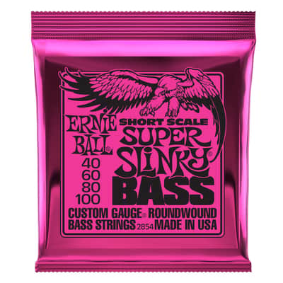 Ernie Ball 2854 Super Slinky Nickel Wound Short Scale Bass Strings image 1