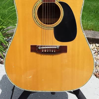 Very Rare Vintage Ventura V-29 Maple Acoustic Guitar Made in Japan MIJ Matsumoku w/ Hard case image 3