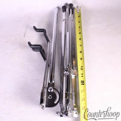 Slingerland Snare Drum Stand Niles,IL Top Basket+Single-Braced Vintage60s Chrome image 6