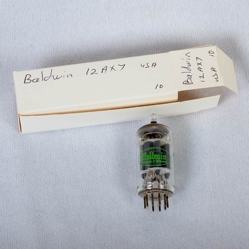 Vintage Baldwin 12AX7 Preamp Tube – USA Made – Tests Very Strong image 1