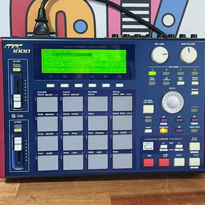 [Excellent] Akai MPC1000 - Blue JJOS 3.16 / 128MB RAM