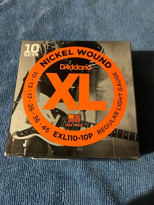D'Addario exl 110 10p