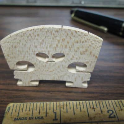 2 PACK of Knilling Violin Bridge Fitted 3/4 size 2010s Natural image 2