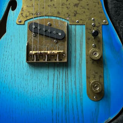 Paoletti Nancy Thinline with Humbucker Unplayed NOS Guitar image 5