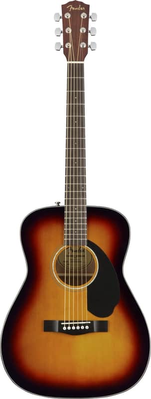 Fender CC-60S Concert Acoustic Guitar Sunburst image 1