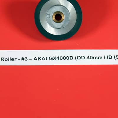 Akai GX-4000D Reel to Reel Pinch Roller 1970's - 1980's - Black / Silver - #3 image 1