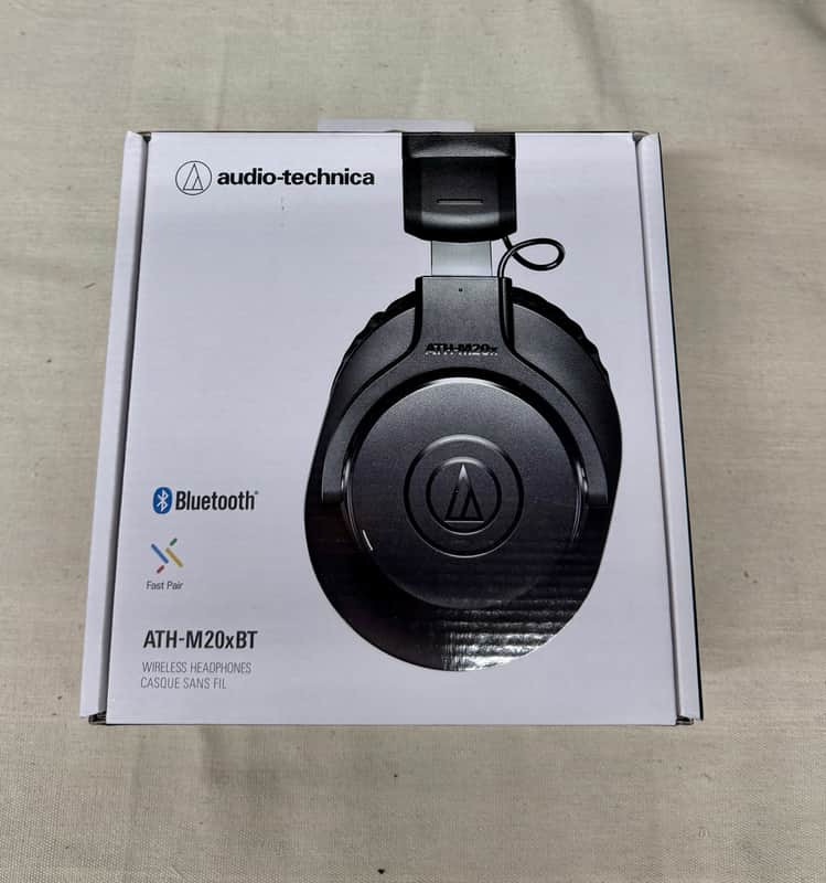 Audio-Technica ATH-M20xBT Wireless Headphones 2022 - Present - Black image 1