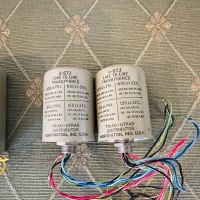 Spectra Sonics 110A Pair kit, with 2x Triad HS-66 and 2x Triad A-67J transformers image 4