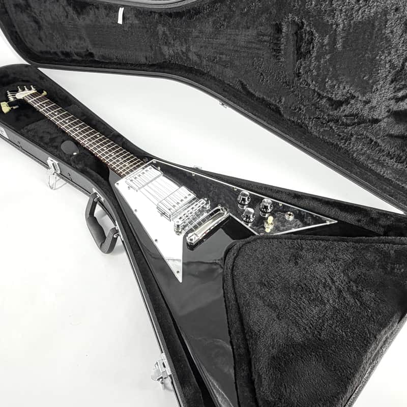 1990 Gibson Flying V ’67 Reissue – Ebony image 1