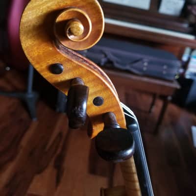 Revived Neuner & Hornsteiner 4/4 Violin Mittenwald Antique Vintage Fiddle w/ Original Case & Two Bows image 6