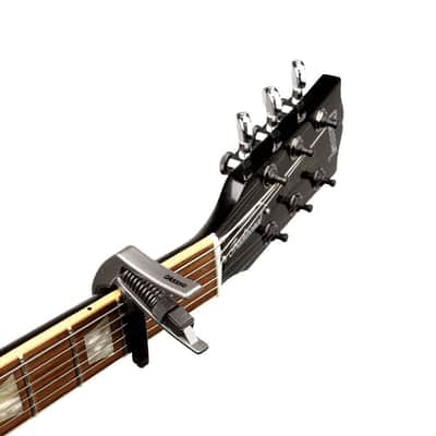 D'Addario Planet Waves Silver Artist Guitar Capo w Adjustable Tension- PW-CP-10S image 4