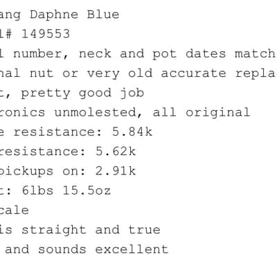 Fender Mustang (Daphne Blue, 1966) image 25