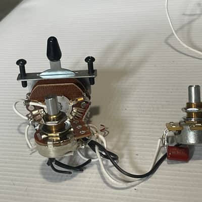 2020's Era MIM Charvel San Dimas Pro Mod 2H Guitar Complete Electronics Wiring Volume Pot Jack image 3