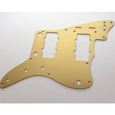 HERAD 9-hole Jazzmaster Pickguard. Gold Anodised Aluminium. 58/59 style. Anodized Scratchplate. image 12