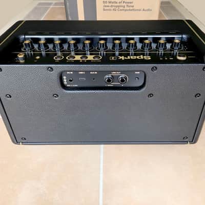 Positive Grid Spark 2;  50-Watt 2x4" Digital Modeling Guitar Amp; Black (2024) with Rechargeable Battery and Control X footswitch image 2