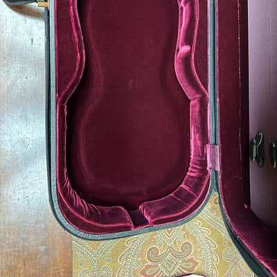J. Copland 'Oxford' American Made 4/4 Oblong Violin Case - Black/Burgundy image 9