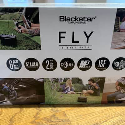 Blackstar Fly 3 3-Watt Mini Bass Guitar Combo/Cabinet Stereo Pack 2014 - Present - Black image 3