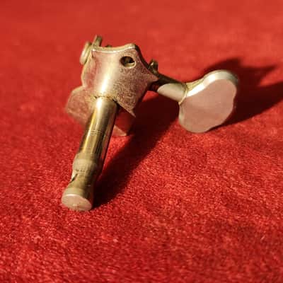 Vintage '20s/'30s Grover Open Back 3+3 Sta-Tite Tuning Machine Heads Nickel image 13