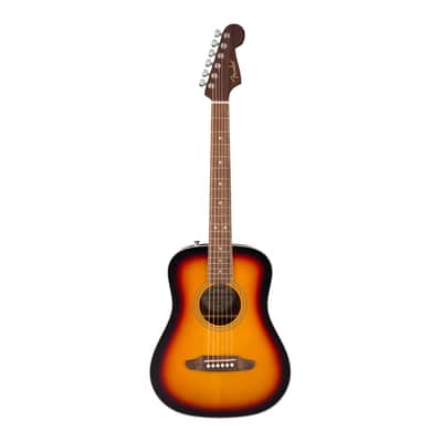 Fender California Standard Redondo Mini with Bag and Spruce Top (3-Color Sunburst) image 1