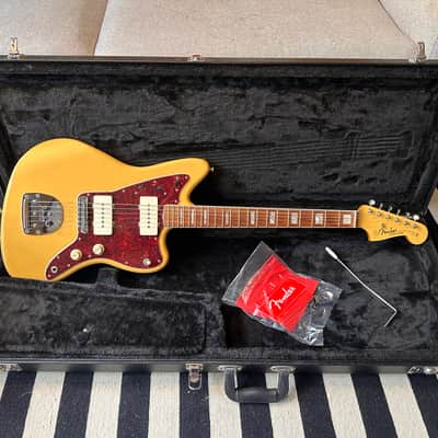 Fender Limited Edition 60th Anniversary Classic Jazzmaster Vintage Blonde with Upgraded Bridge and Fender Hard Case image 1