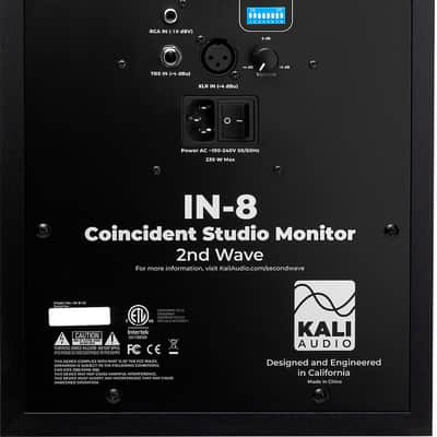 Kali Audio LP-8 V2 8" Powered Studio Monitor, Black image 3
