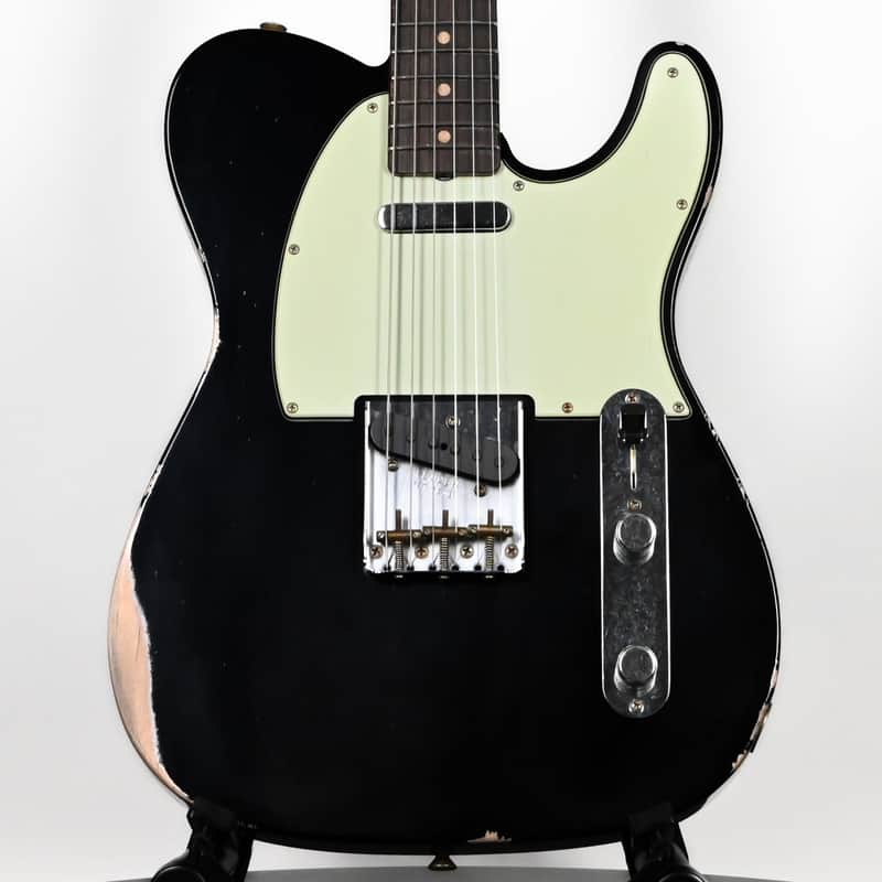 Fender Custom Shop Limited Edition 1963 Telecaster Relic- Black 2025 (CZ588650) image 1
