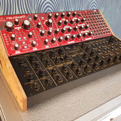 Solid Oak Dual Stand for Behringer Model D Pro 1 K2 and Neutron ETC image 5