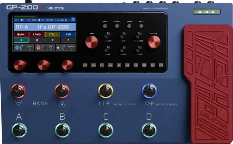 Valeton GP-200X Multi-Effects Processor, 10th Anniversary Special
