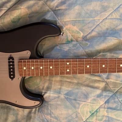 2002 FENDER Stratocaster Deluxe HSS guitar MIM - GUN METAL BLACK image 1