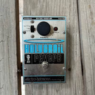 Electro-Harmonix Big Box Holy Grail Reverb V1 2002 - 2009 - Silver / Blue electric guitar pedal reverb image 2