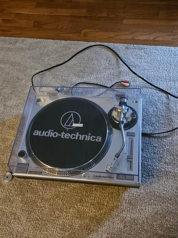 Audio-Technica AT-LP120-USB Direct Drive Turntable 2010s - Silver image 1