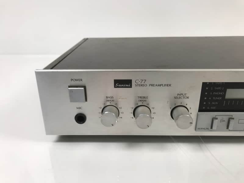 Vintage Sansui C-77 Preamplifier | Reverb