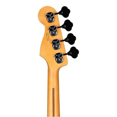 Fender American Ultra II Meteora Electric Bass, Maple Fingerboard (with Case), Solar Flare image 6