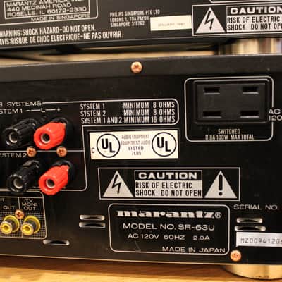 Marantz SR-63U  / CD-67U w/remote fully functional- refurbished image 5